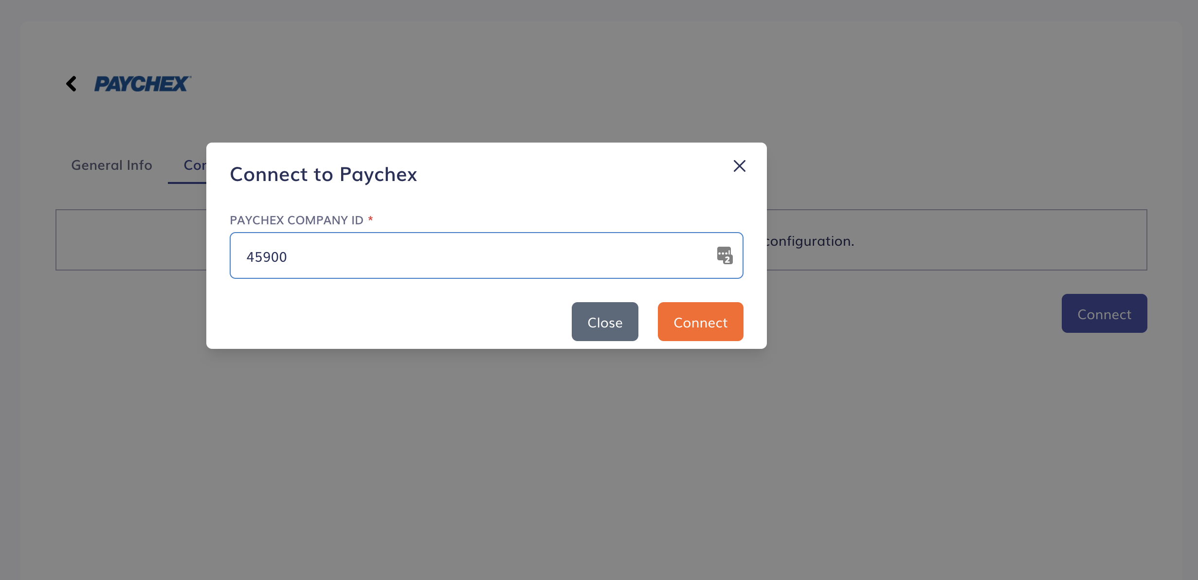 Paychex Integration (API Integration)